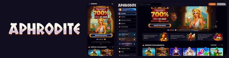 Profitez des promotions Aphrodite Casino en France : bonus et tours gratuits